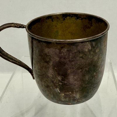 Silver-plated Baby Cup with handle