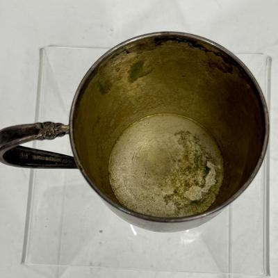 Silver-plated Baby Cup with handle