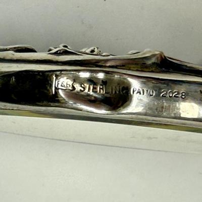 Vintage Foster & Bailey Sterling Silver Hand Mirror and Hairbrush Set