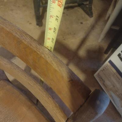 Vintage Oak Student's Desk