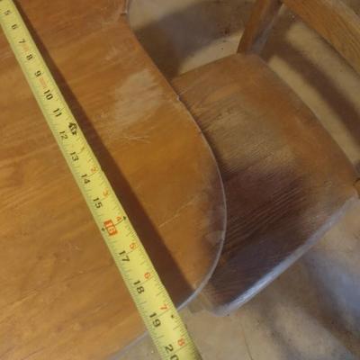 Vintage Oak Student's Desk