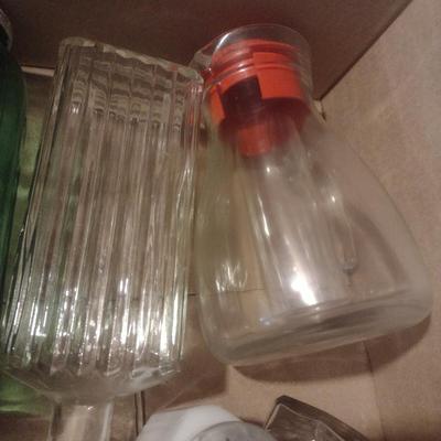 Assorted Collectible Glass Containers and Other