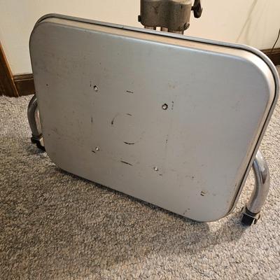 Two Vintage Rolling Medical Trays (PC-JS)