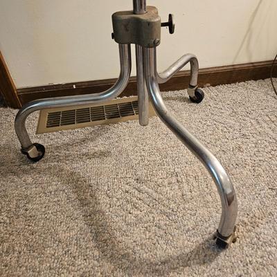 Two Vintage Rolling Medical Trays (PC-JS)