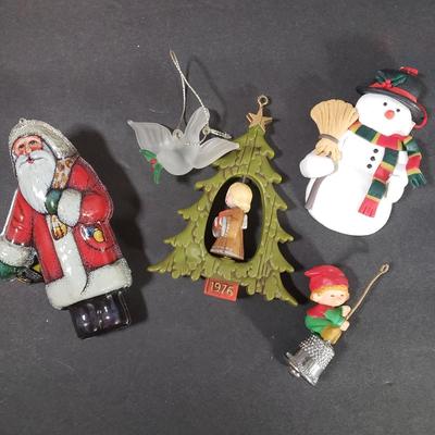 LOT 71L: Large Assortment of Ornaments-Wedgewood; Lots of Hallmark