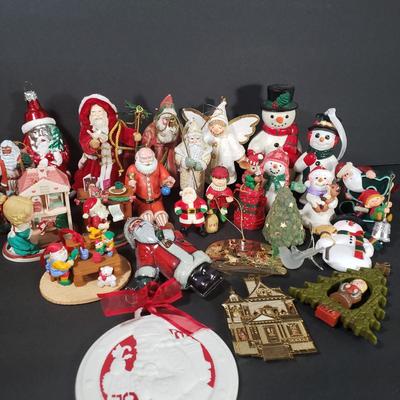 LOT 71L: Large Assortment of Ornaments-Wedgewood; Lots of Hallmark