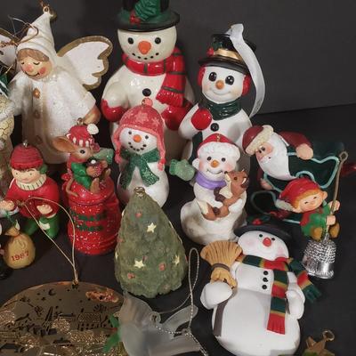 LOT 71L: Large Assortment of Ornaments-Wedgewood; Lots of Hallmark