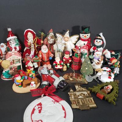 LOT 71L: Large Assortment of Ornaments-Wedgewood; Lots of Hallmark