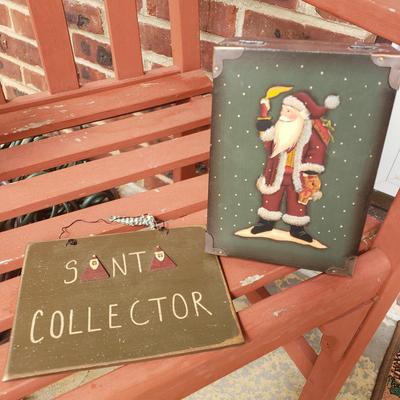 LOT 74L: Collection of Rustic Holiday Decor