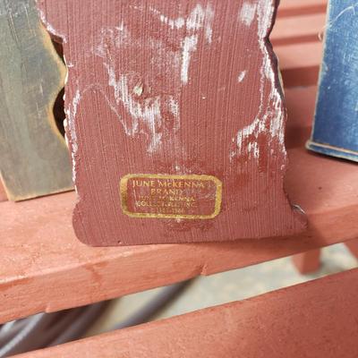 LOT 74L: Collection of Rustic Holiday Decor