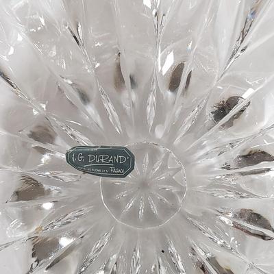 LOT 76D: Durand Crystal Bowl in Original Box with Other Crystal Decor
