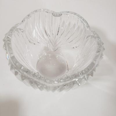 LOT 76D: Durand Crystal Bowl in Original Box with Other Crystal Decor