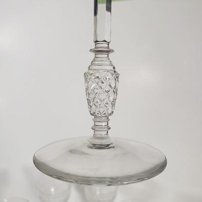 LOT 77D: Interlaken by Rock Sharpe Set of Wine Glasses (6) & Cordial Glasses (12)