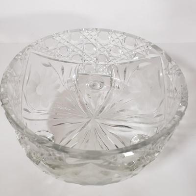 LOT 80D: Beautiful Heavy American Brilliant Cut Glass Pieces