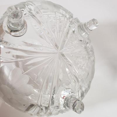 LOT 80D: Beautiful Heavy American Brilliant Cut Glass Pieces