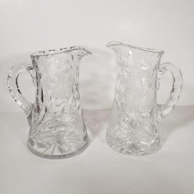 LOT 80D: Beautiful Heavy American Brilliant Cut Glass Pieces