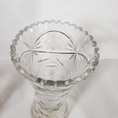 LOT 80D: Beautiful Heavy American Brilliant Cut Glass Pieces