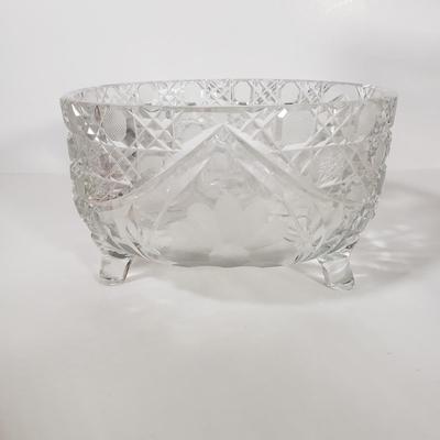 LOT 80D: Beautiful Heavy American Brilliant Cut Glass Pieces