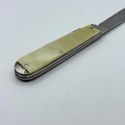 LOT 82J: Collection of Pocket Knives, Wallet, Swank Golf Club Pin & More