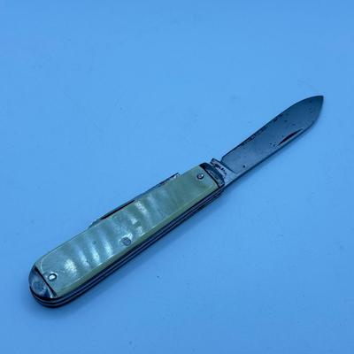 LOT 82J: Collection of Pocket Knives, Wallet, Swank Golf Club Pin & More