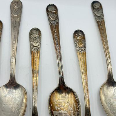LOT 85J: Commemorative Presidential & Vintage Actress Spoons
