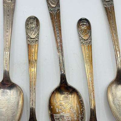 LOT 85J: Commemorative Presidential & Vintage Actress Spoons