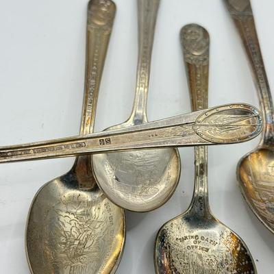 LOT 85J: Commemorative Presidential & Vintage Actress Spoons