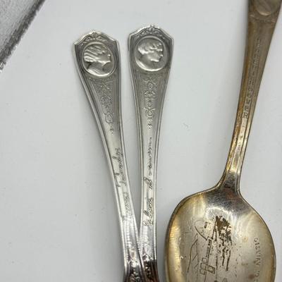 LOT 85J: Commemorative Presidential & Vintage Actress Spoons