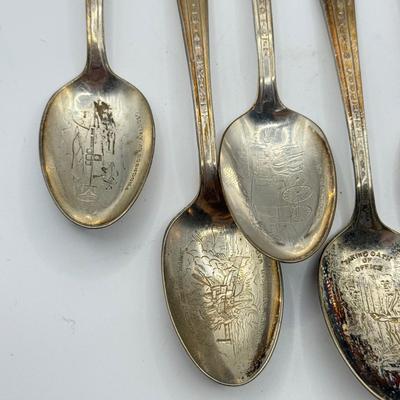 LOT 85J: Commemorative Presidential & Vintage Actress Spoons