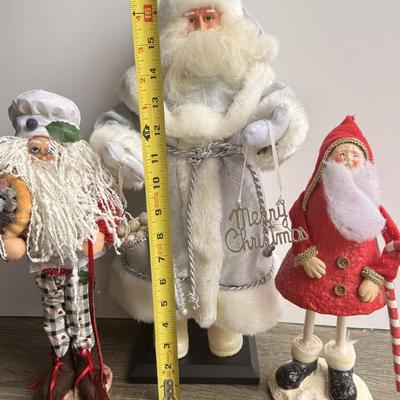 LOT 89G: Collection of Decorative Santas