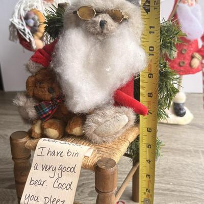 LOT 89G: Collection of Decorative Santas