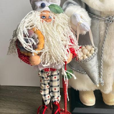 LOT 89G: Collection of Decorative Santas