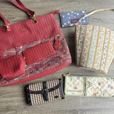 LOT 91G: Longaberger Purses & Wallets