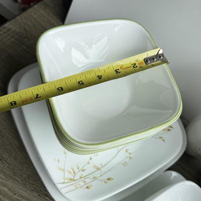 LOT 94G: Corelle Vitrelle Dishes & Coordinates Porcelain Mugs