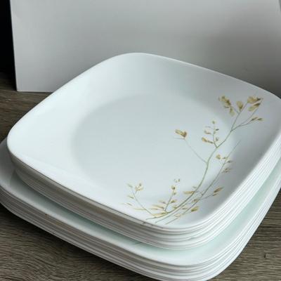 LOT 94G: Corelle Vitrelle Dishes & Coordinates Porcelain Mugs