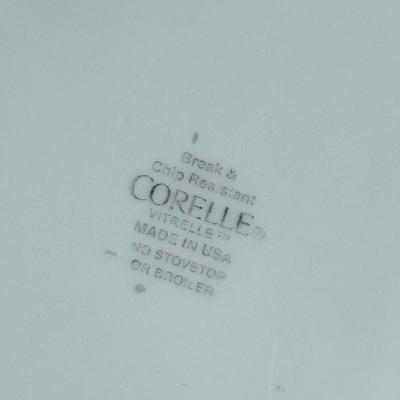 LOT 94G: Corelle Vitrelle Dishes & Coordinates Porcelain Mugs