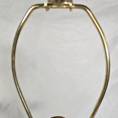 LOT 108G: Brass Table Lamp with 2 Wall Sconces