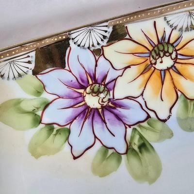 LOT 110G: Hand Painted Nippon Dish, Cat Planter, Royal Australia Shaker, and More