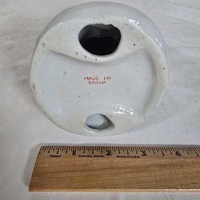 LOT 110G: Hand Painted Nippon Dish, Cat Planter, Royal Australia Shaker, and More