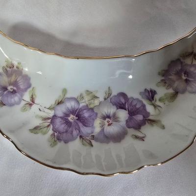 LOT 110G: Hand Painted Nippon Dish, Cat Planter, Royal Australia Shaker, and More