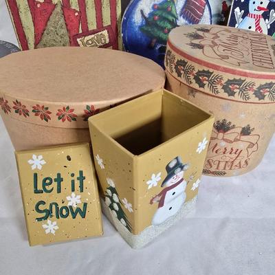 LOT 111G: Large Collection of Nesting Gift Boxes