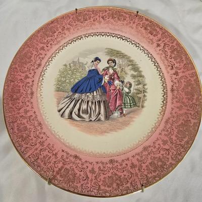 LOT 115G: Italian Ceramic Bowl, Porcelain Swans, and Collector Plates