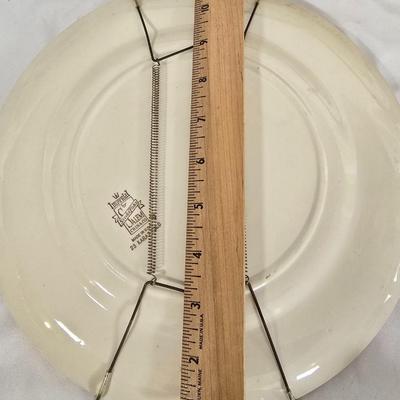 LOT 115G: Italian Ceramic Bowl, Porcelain Swans, and Collector Plates