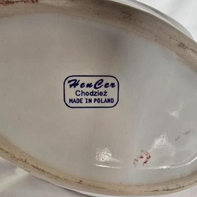 LOT 115G: Italian Ceramic Bowl, Porcelain Swans, and Collector Plates