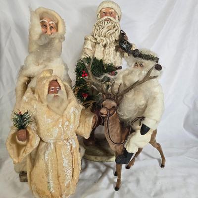 LOT 119G: Vintage Father Christmas Decor