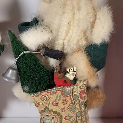 LOT 121G: Collection of Assorted Vintage Christmas Holiday Dolls and Decorations