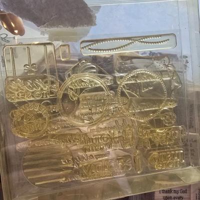 LOT 126G: Large Tote of Rubber Stamps