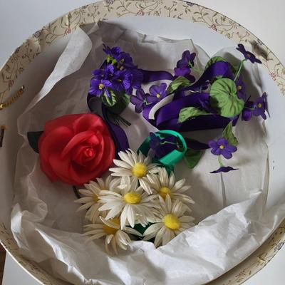 LOT 136G: Three Boxes of Vintage Style Womens Hats