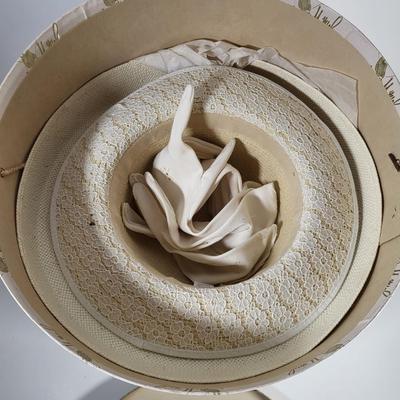 LOT 136G: Three Boxes of Vintage Style Womens Hats