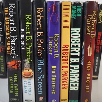 LOT 139G: Collection of Covered Hardback Books from Writer Robert B. Parker